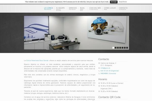 Inspire theme site design template sample