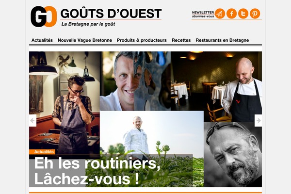 goutsdouest.fr site used Structure
