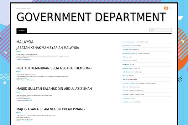 Funki theme site design template sample