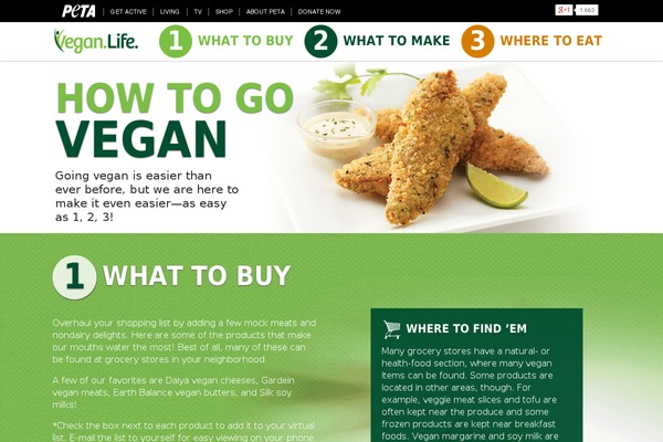 goveg.com site used Peta