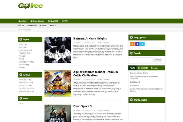Weretech theme site design template sample