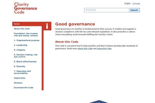 governancecode.org site used Aesblo_child