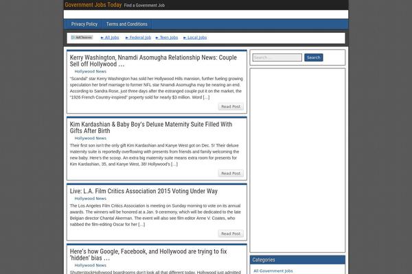 Frontier theme site design template sample