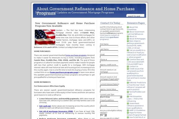 governmentrefinanceassistance.com site used Blog-pixel-blue-edition-10