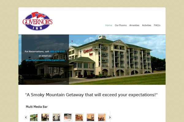 Chameleon theme site design template sample
