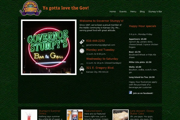 governorstumpys.com site used Cafepress