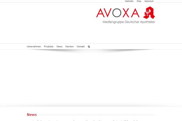 Avada theme site design template sample