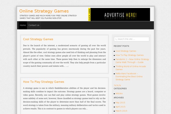 Semprul theme site design template sample