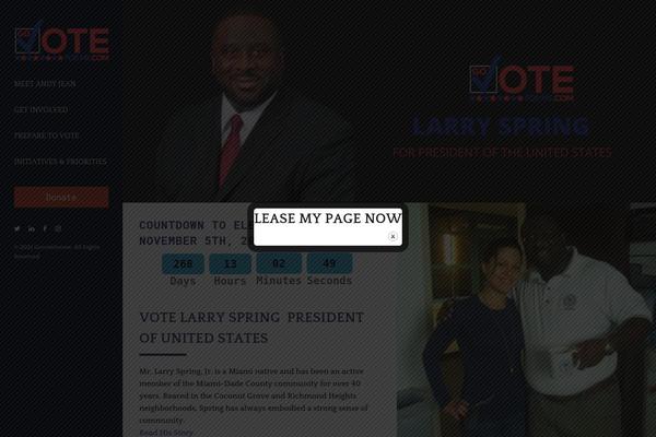Site using Popup Builder plugin