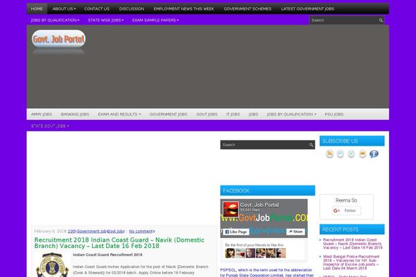 Site using Elegant Subscription Popup plugin