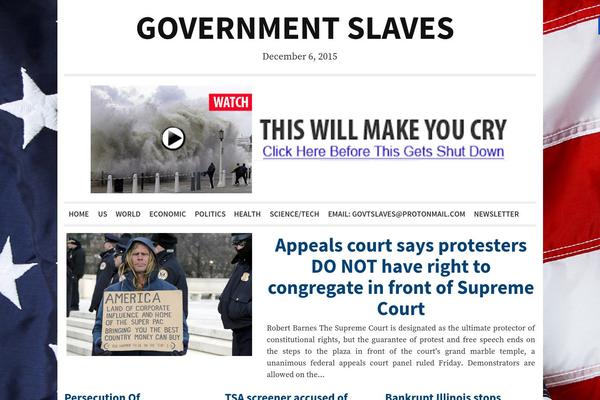 govtslaves.com site used Nfprobusiness