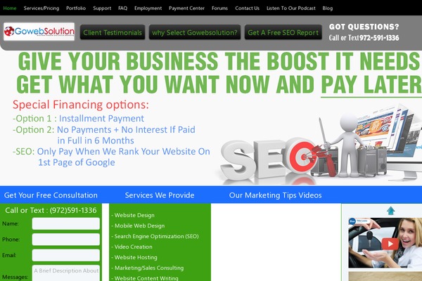 Custom theme site design template sample