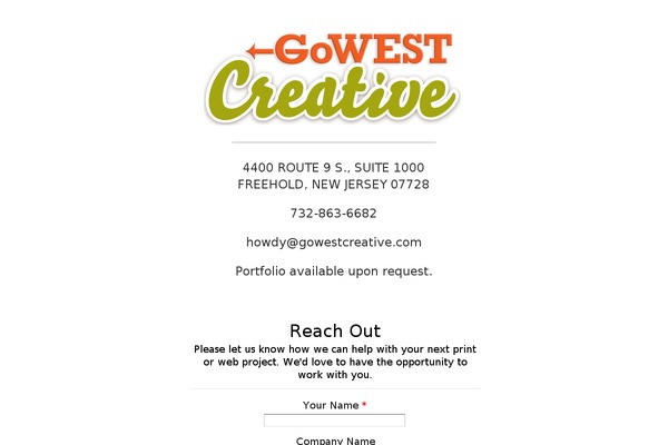 gowestcreative.com site used Carcycle