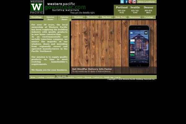 WP Brick + Mason theme site design template sample