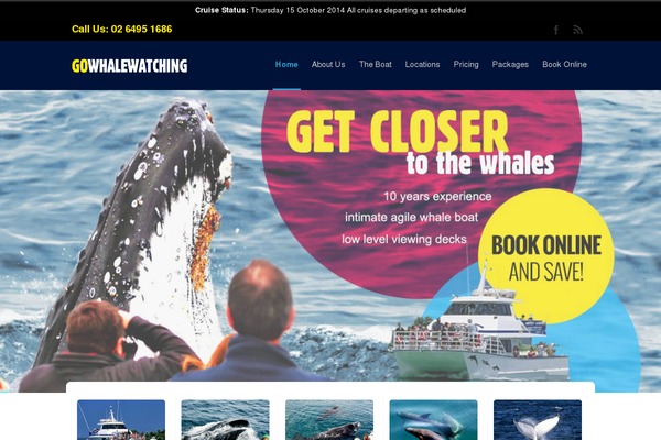 gowhalewatchingsydney.com.au site used Go-whale-sydney