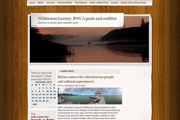 Adventure Journal theme site design template sample