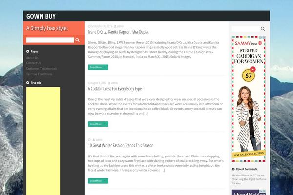 Alpha Forte theme site design template sample