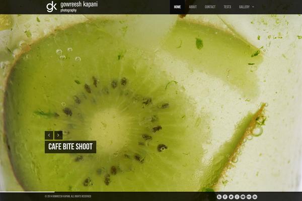 Lensa theme site design template sample