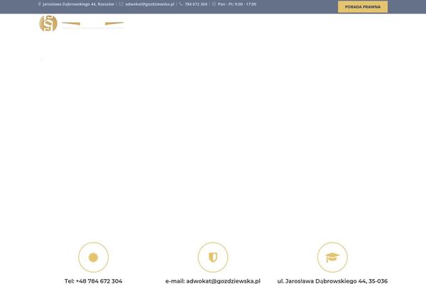 gozdziewska.pl site used Counselpress