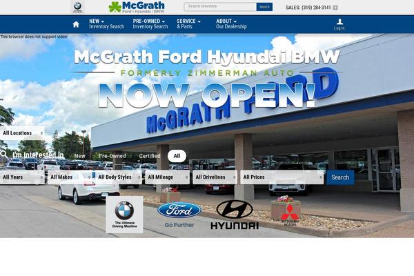 Dealer Inspire common theme site design template sample
