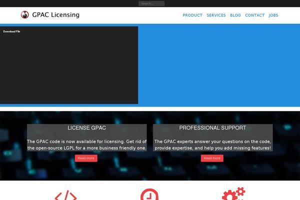 Site using Thinkup-panels plugin