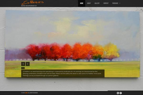 Lensa theme site design template sample