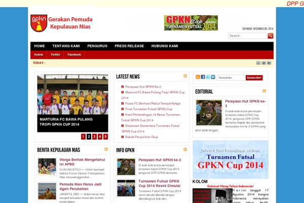 Bignews theme site design template sample
