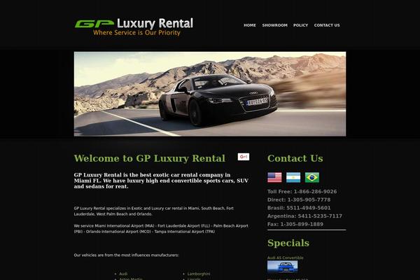 Spotlight theme site design template sample