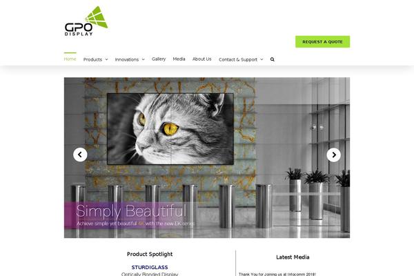 Site using Cubeportfolio-1 plugin