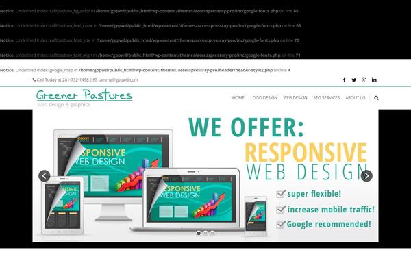 Accesspressray-pro theme site design template sample