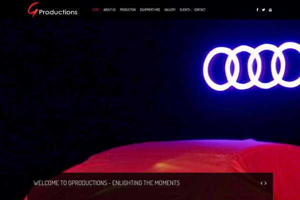Vocal theme site design template sample