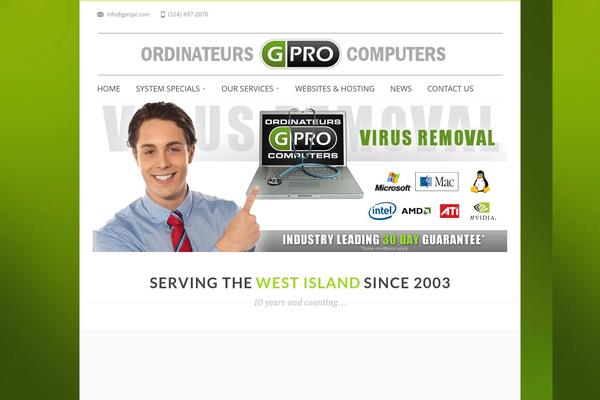 Terra theme site design template sample