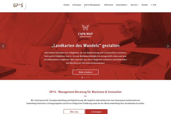 Gps theme site design template sample