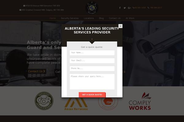 Site using Arscode-ninja-popups plugin