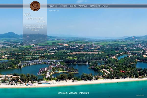 Gps theme site design template sample