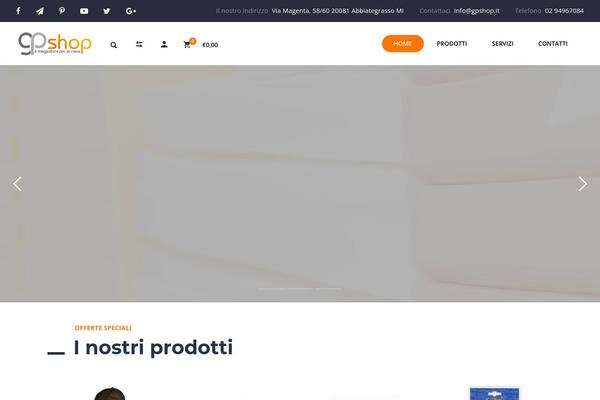gpshop.it site used Multi-shop