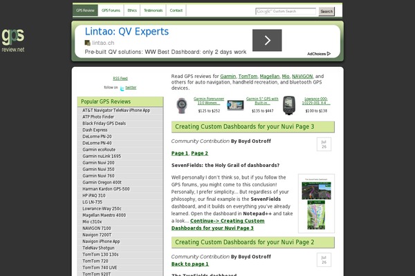 gps theme websites examples