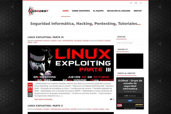 Gridz theme site design template sample