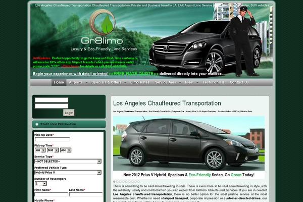 CarPress theme site design template sample