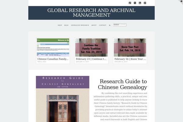 Site using Cornerstone plugin