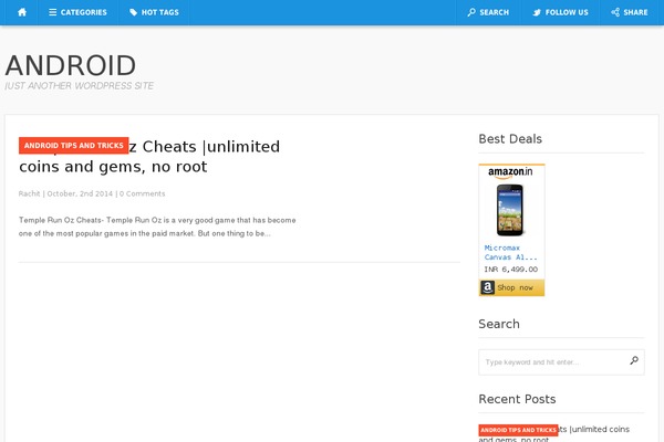Codilight theme site design template sample
