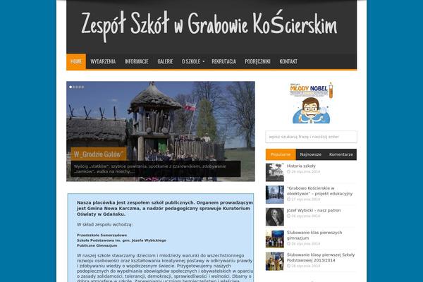 Ja theme site design template sample