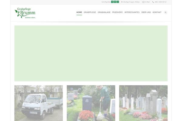 Flexform Child theme site design template sample