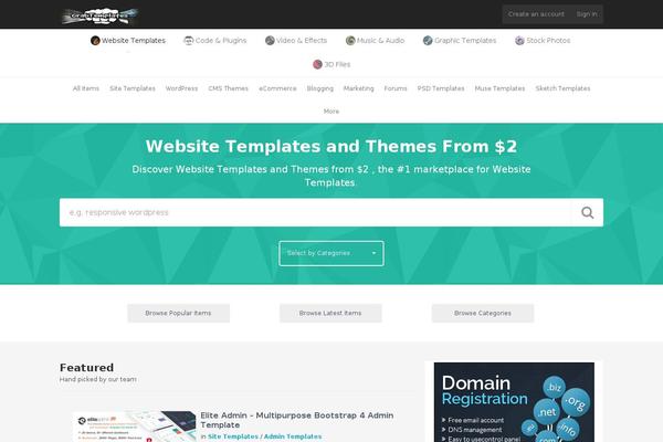 Site using CashCow plugin