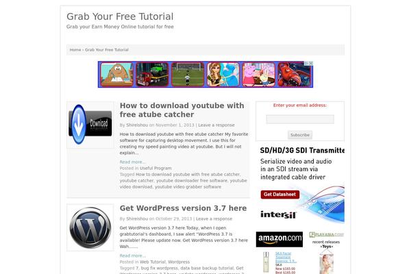 Genbu theme site design template sample