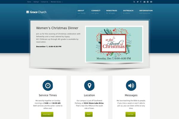 gracechurch.com site used KadenceWP