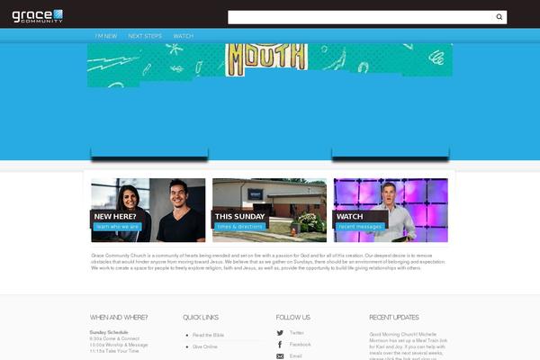 Churchope theme site design template sample