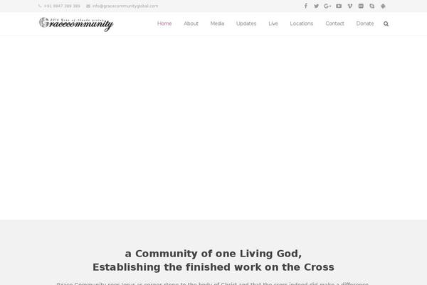 Impreza theme site design template sample