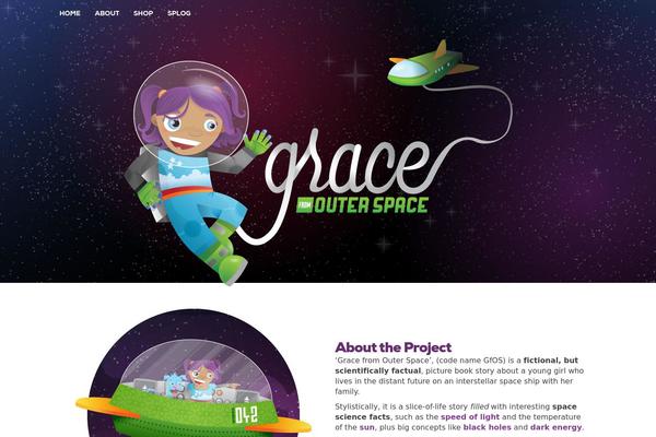 Grace theme site design template sample