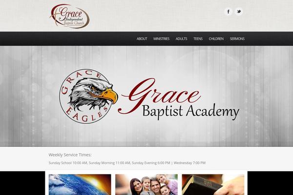 Churchope theme site design template sample